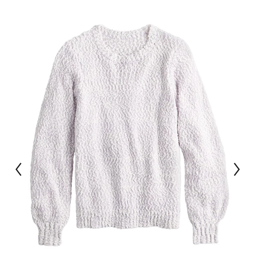 Women's Nine West Crewneck Balloon Sleeve Sweater
X LARGE, Orchid/White, Kohl’s